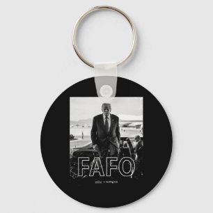 Trump Fafo Roligt Fafo Trump President Trump Nyckelring