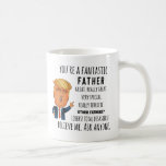 Trump Far, Funny Pappa Birthday, Fars dag mugg<br><div class="desc">Oavsett om du dricker morgonkaffe,  kvällstek eller nåt mellan - den här muggen åt dig! Det är robust och glansigt med en livfull utskrift som klarar mikrovågen och diskmaskinen.

・ Ceramisk ・ Dishwasher och mikrovågsugn säker ・ Vit och glansig</div>