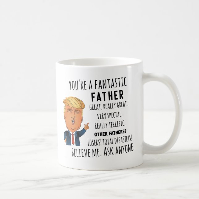 Trump Far, Funny Pappa Birthday, Fars dag mugg (Höger)