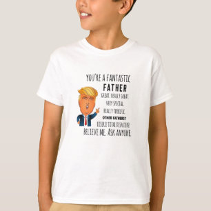 Trump Far Funny Pappa Birthday Fars dag T Shirt