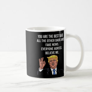 Trump Far-gåvor från Godchild Son DDotter t Sh Kaffemugg