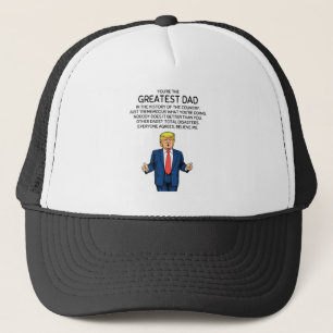 Trump Fars dag Trump Pappa Birthday Keps