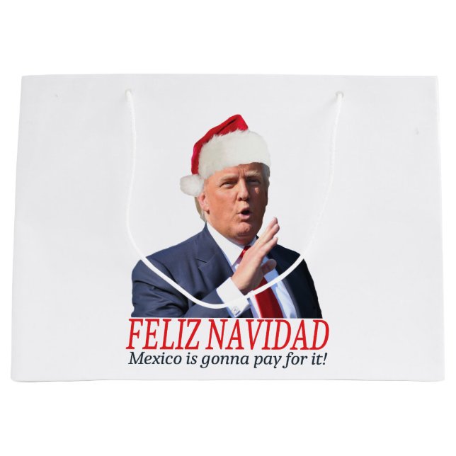 Trump. Feliz Navidad, Mexiko betalar för det! (Framsidan)
