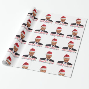 Trump. Feliz Navidad, Mexiko betalar för det! Presentpapper