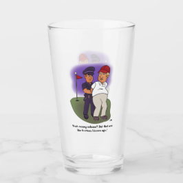 Trump Felonies Drinking Glass Glaskopp