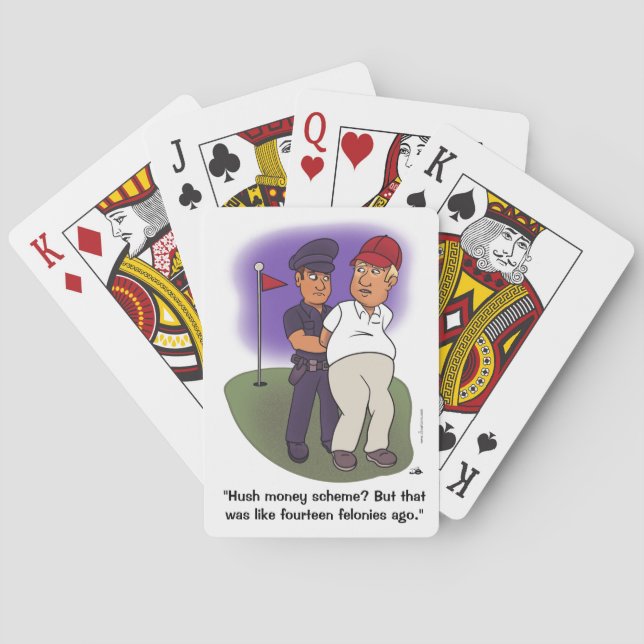 Trump Felonies Spelkort (Baksidan)