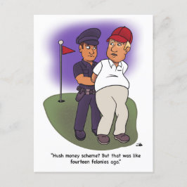 Trump Felonies vycard Vykort