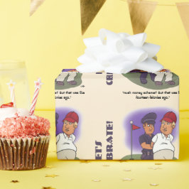 Trump Felonies Wrapping Papper Presentpapper