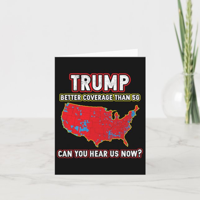 Trump fick bättre täckning Kan du höra Kort (Framsida)