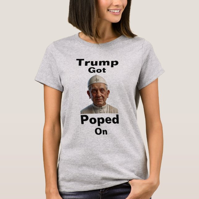 Trump Fick Smörj På T-Shirt (Framsida)