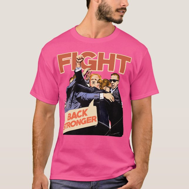 Trump Fig Back Starger T Shirt (Framsida)