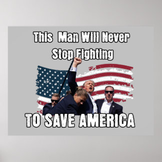 Trump Fig Yard-tecken Poster