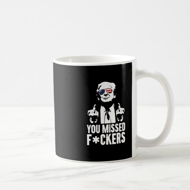 Trump Fight Fight Fight  Kaffemugg (Höger)