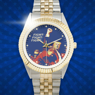 Trump Fight Fight patriotic vintage stil Armbandsur
