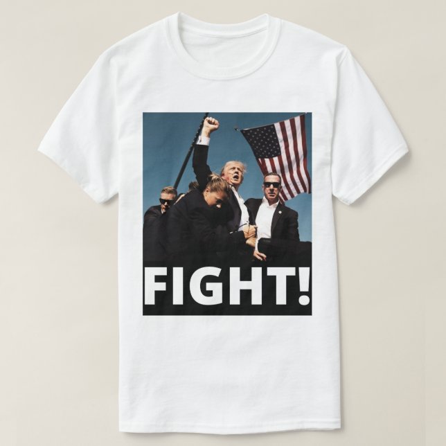 Trump Fight! Trump T Shirt (Design framsida)
