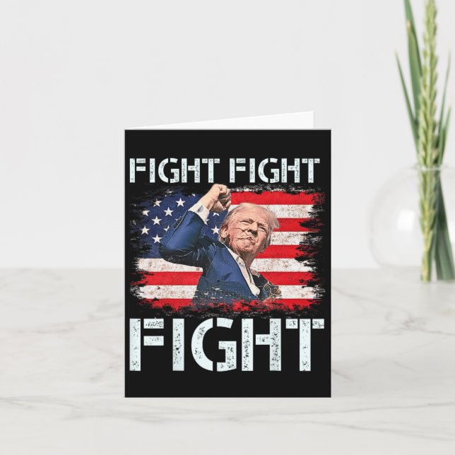 Trump Fight Trumpump Signals to America Kort (Framsida)