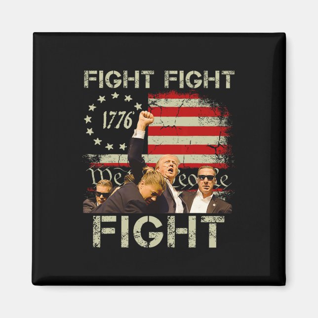Trump Fight Trumpump Signals to America Magnet (Framsidan)
