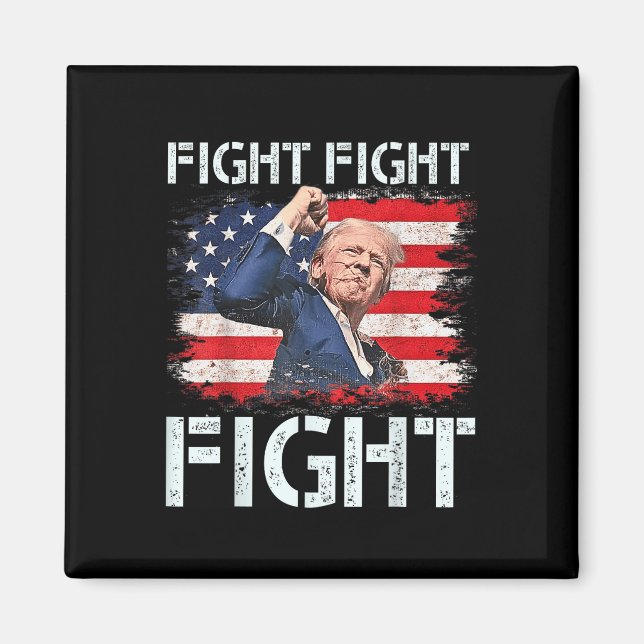 Trump Fight Trumpump Signals to America Magnet (Framsidan)