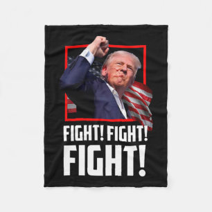 Trump Fighters Fighters Supporters amerikaner Fleecefilt