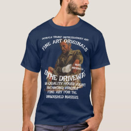 Trump Fine Art Driveway Hus Färg Original T Shirt