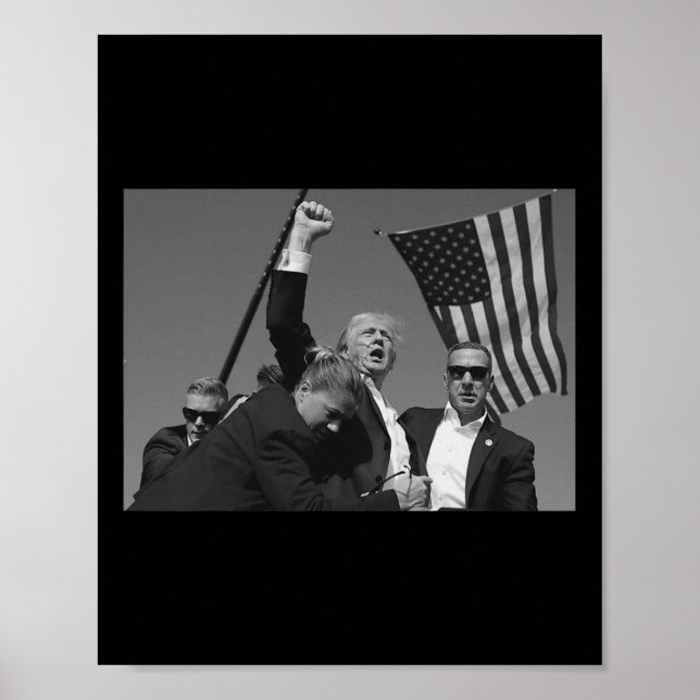 Trump Fist Pump 1 Poster (Framsidan)