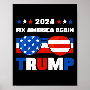 Trump Fixa Amerika Igen Donald Trump Konservativ Poster
