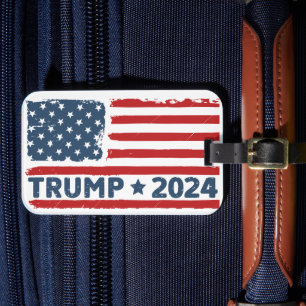 Trump Flagga America Bagagebricka