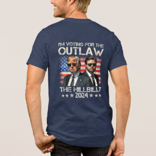 trump flagga röstning För Fredlösa Och Hillbilly T Shirt