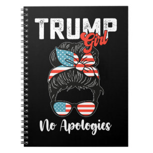Trump flickan Inga ursäkter Presidentval Anteckningsbok