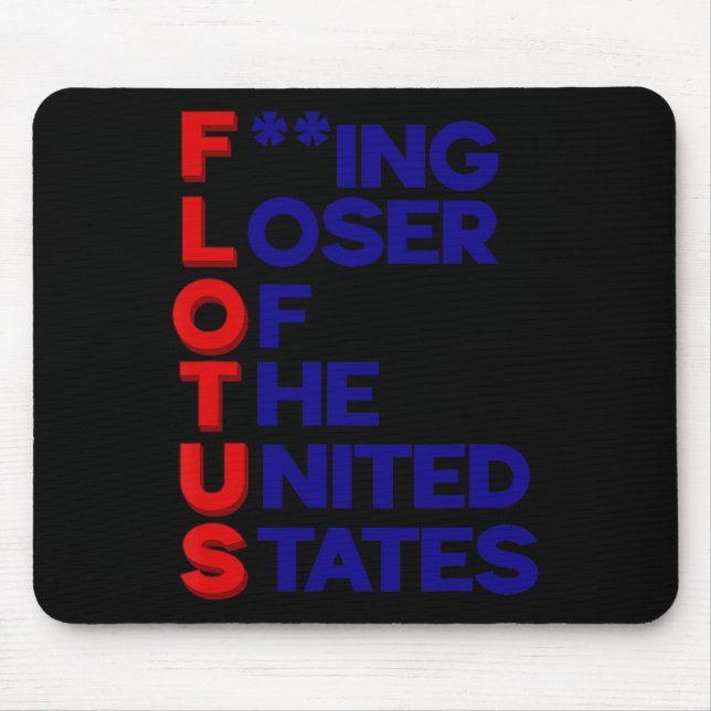 Trump Flotus förlorare USA politisk Sarcasm Musmatta (Framsidan)