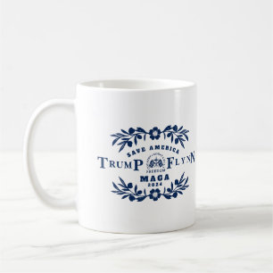 Trump Flynn 2024 Kaffemugg