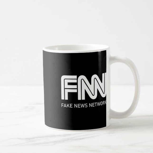Trump Fnn fejknyhetsnätverk  Kaffemugg (Höger)
