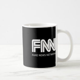 Trump Fnn fejknyhetsnätverk Kaffemugg