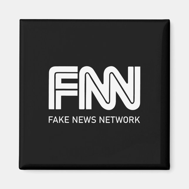 Trump Fnn fejknyhetsnätverk  Magnet (Framsidan)