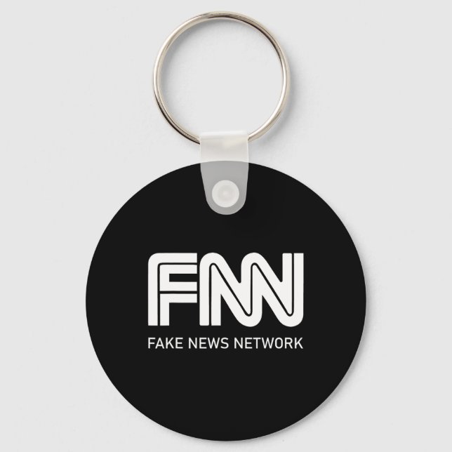 Trump Fnn fejknyhetsnätverk  Nyckelring (Framsida)