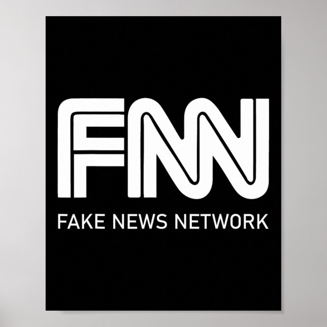 Trump Fnn fejknyhetsnätverk  Poster (Framsidan)