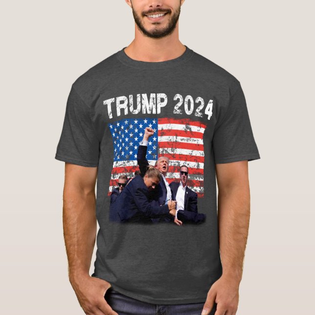 Trump för 2024. t shirt (Framsida)