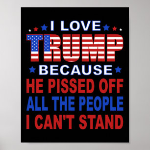 Trump för att han tar av folk jag inte kan dela poster