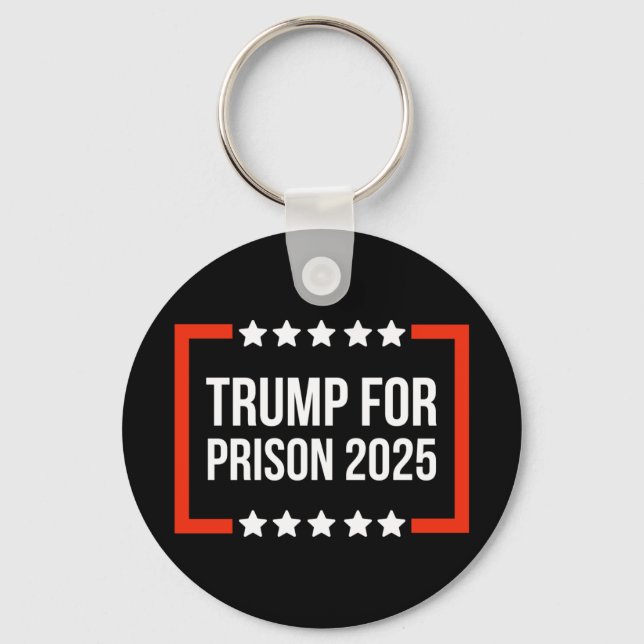 Trump för fängelset 2025 nyckelring (Framsida)