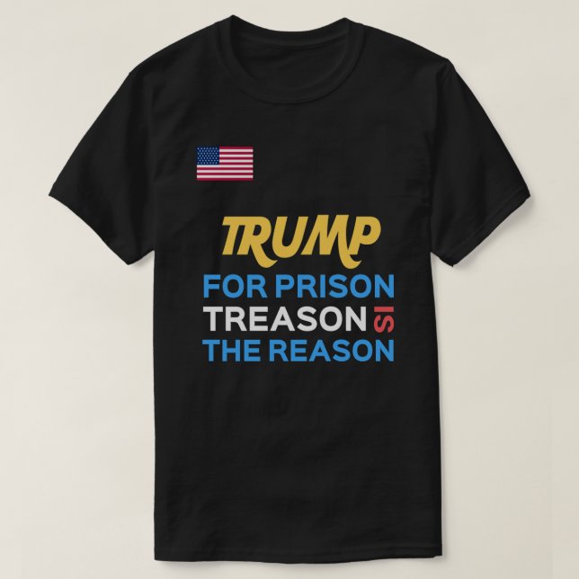 Trump för fängelset Essential T-Shirt (Design framsida)