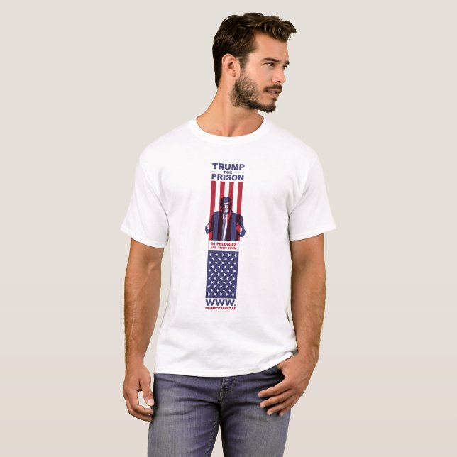 Trump för fängelset T-Shirt (Hel framsida)