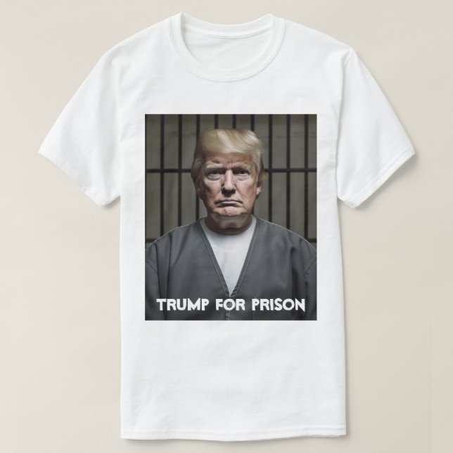 Trump för fängelsetrump i jail T-Shirt (Design framsida)