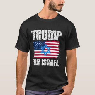 Trump för Israel Republican Jewish Judar Donald Tr T Shirt