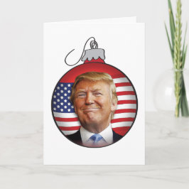 Trump för jul helgkort