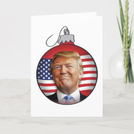 Trump för jul helgkort