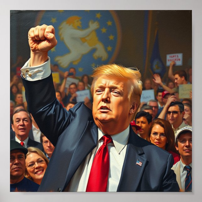Trump för ordförande poster (Framsidan)