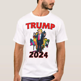 Trump för president 2024, Gör Amerika Underbart v1 T Shirt