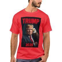 TRUMP FÖR PRESIDENT 2028 MAGA T-SHIRT 01