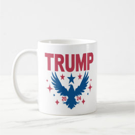 Trump för president Eagled 2024 Kaffemugg