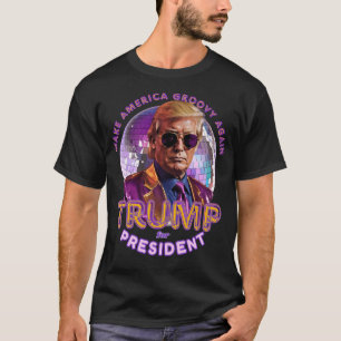 Trump för president Meme Funny Val 2024 Campa T Shirt